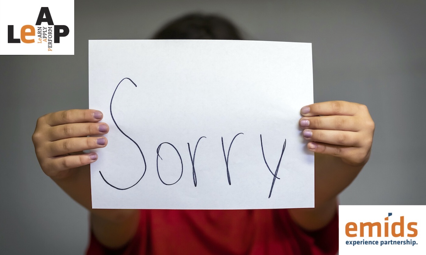 #sorrynotsorry: Moving beyond apologies at the workplace